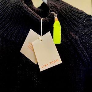 Lisa Todd Black Starlight Sweater 